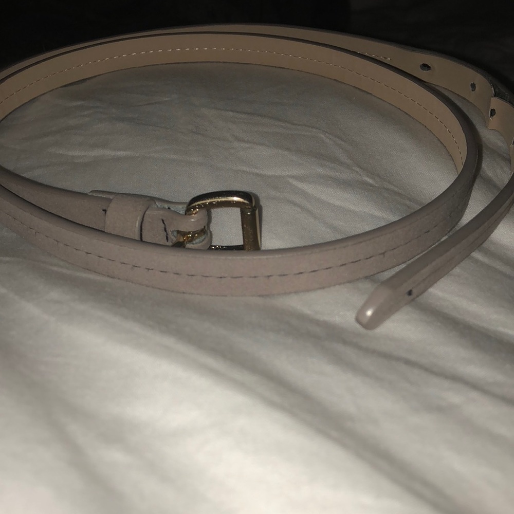 J crew factory skinny taupe belt medium